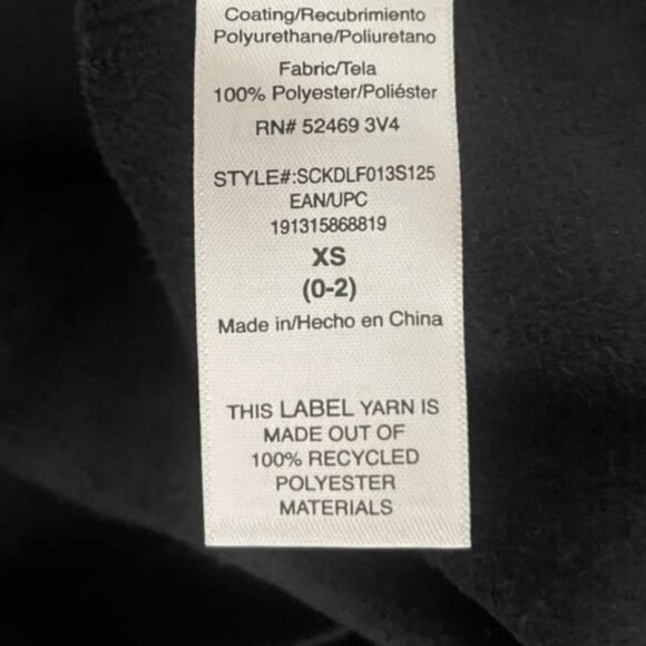 NWT Scoop Black Vegan Leather Mini Shirt Dress with Belt & Pockets – Size XS - Picture 10 of 13